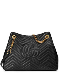 schwarze Taschen mit Chevron-Muster von Gucci