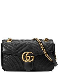 schwarze Taschen mit Chevron-Muster von Gucci