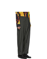 schwarze Chinohose mit Karomuster von Our Legacy