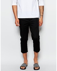 schwarze Chinohose von Asos