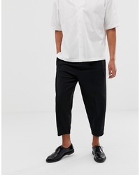 schwarze Chinohose von ASOS WHITE