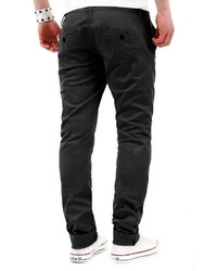 schwarze Chinohose von behype