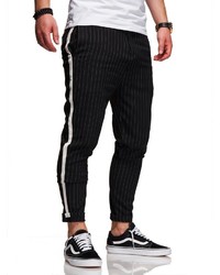 schwarze Chinohose von behype