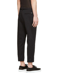 schwarze Chinohose von DSQUARED2