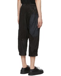 schwarze Chinohose von By Walid