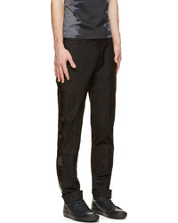 schwarze Chinohose von Calvin Klein Collection