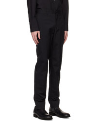 schwarze Chinohose von Comme Des Garcons Homme Plus