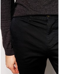 schwarze Chinohose von Asos