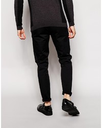 schwarze Chinohose von Asos