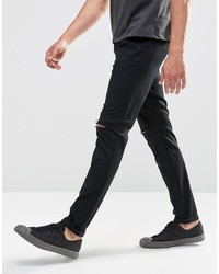 schwarze Chinohose von Asos