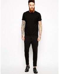 schwarze Chinohose von Asos