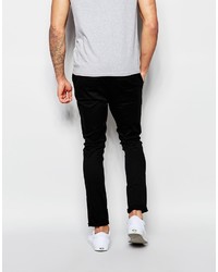 schwarze Chinohose von Asos