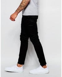 schwarze Chinohose von Asos