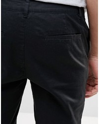 schwarze Chinohose von Asos