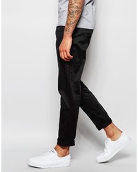 schwarze Chinohose von Asos