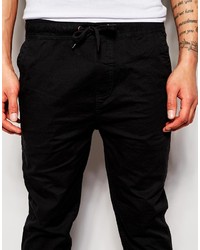 schwarze Chinohose von Solid