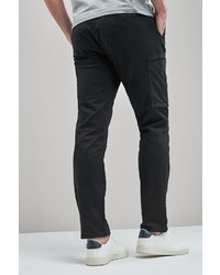 schwarze Chinohose von next