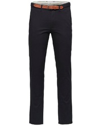 schwarze Chinohose von Selected Homme