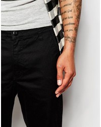 schwarze Chinohose von Cheap Monday