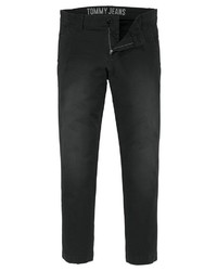 schwarze Chinohose von Tommy Jeans