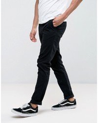 schwarze Chinohose von Weekday