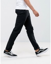 schwarze Chinohose von Weekday