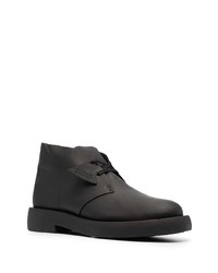 schwarze Chukka-Stiefel aus Leder von Clarks Originals