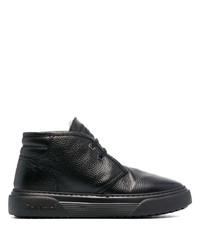 schwarze Chukka-Stiefel aus Leder von Baldinini