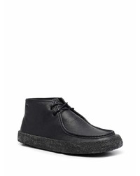 schwarze Chukka-Stiefel aus Leder von Camper