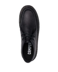 schwarze Chukka-Stiefel aus Leder von Camper