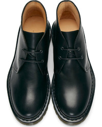 schwarze Chukka-Stiefel aus Leder von A.P.C.