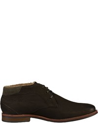 schwarze Chukka-Stiefel aus Leder von Bugatti