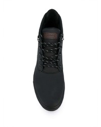 schwarze Chukka-Stiefel aus Leder von Lacoste