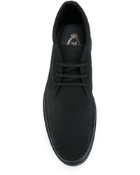 schwarze Chukka-Stiefel aus Leder von Tod's