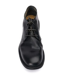 schwarze Chukka-Stiefel aus Leder von Premiata