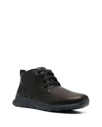 schwarze Chukka-Stiefel aus Leder von Geox