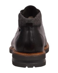 schwarze Chukka-Stiefel aus Leder von Daniel Hechter