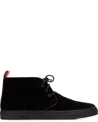 schwarze Chukka-Stiefel aus Leder von Del Toro Shoes