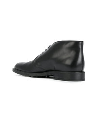 schwarze Chukka-Stiefel aus Leder von Tod's