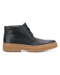 schwarze Chukka-Stiefel aus Leder von Tod's