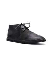 schwarze Chukka-Stiefel aus Leder von Marsèll