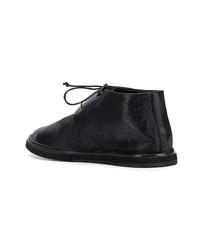 schwarze Chukka-Stiefel aus Leder von Marsèll