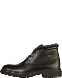 schwarze Chukka-Stiefel aus Leder von Ecco