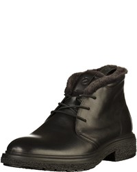 schwarze Chukka-Stiefel aus Leder von Ecco