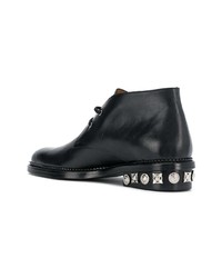 schwarze Chukka-Stiefel aus Leder von Toga Virilis