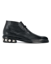 schwarze Chukka-Stiefel aus Leder von Toga Virilis