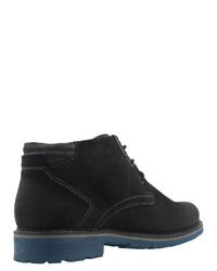 schwarze Chukka-Stiefel aus Leder von FRETZ men