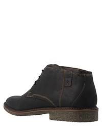 schwarze Chukka-Stiefel aus Leder von FRETZ men