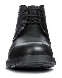 schwarze Chukka-Stiefel aus Leder von Geox