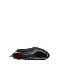 schwarze Chukka-Stiefel aus Leder von GORDON & BROS